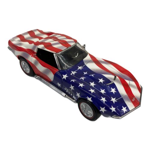The Franklin Mint (フランクリンミント) ミニカー 1969 Stars and Stripes Corvette Stingray