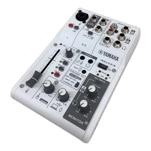 YAMAHA (ヤマハ) ウェブキャスティングミキサー AG03 MK2