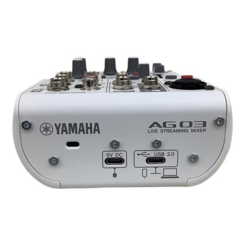 YAMAHA (ヤマハ) ウェブキャスティングミキサー AG03 MK2