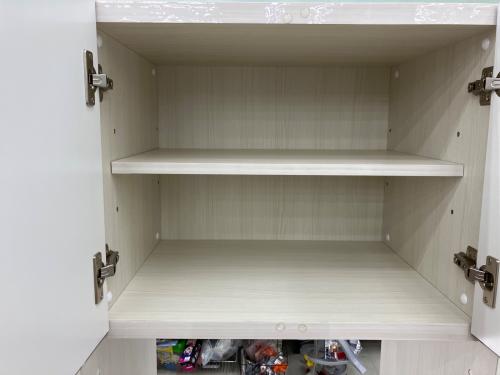 シギヤマ家具 (シギヤマカグ) レンジ台 ホワイト 2枚扉 FLAVOUR L 60-C