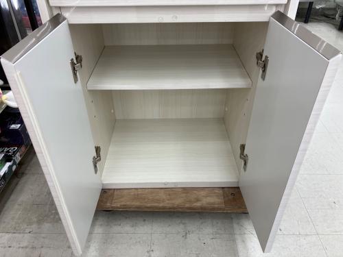 シギヤマ家具 (シギヤマカグ) レンジ台 ホワイト 2枚扉 FLAVOUR L 60-C