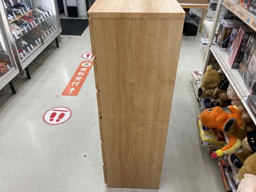 ニトリ 6段チェスト ベージュ クエス