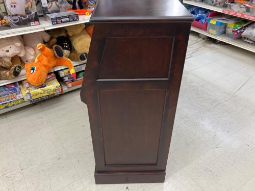 勇峰工芸 (-) ライティングビューロー ブラウン 椅子付