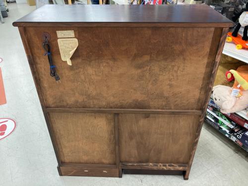 勇峰工芸 (-) ライティングビューロー ブラウン 椅子付