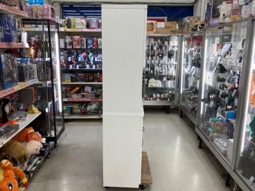 ニトリ レンジボード ホワイト 2枚扉 COPAIN 80 幅:約80㎝