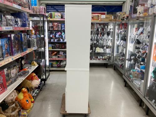 ニトリ レンジボード ホワイト 2枚扉 COPAIN 80 幅:約80㎝