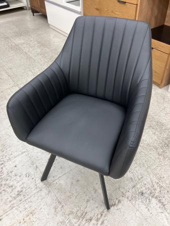 株式会社B.Bファニング モダンクラブチェア ブラック ONDC-0049