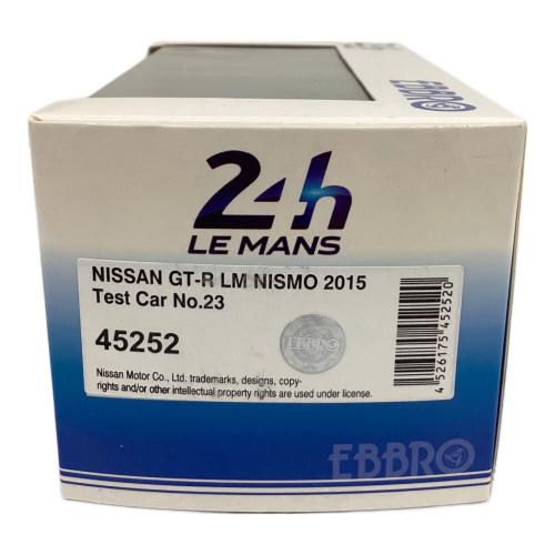 EBBRO (エブロ) ミニカー NISSAN GT-R LM NISMO 2015 Test Car
