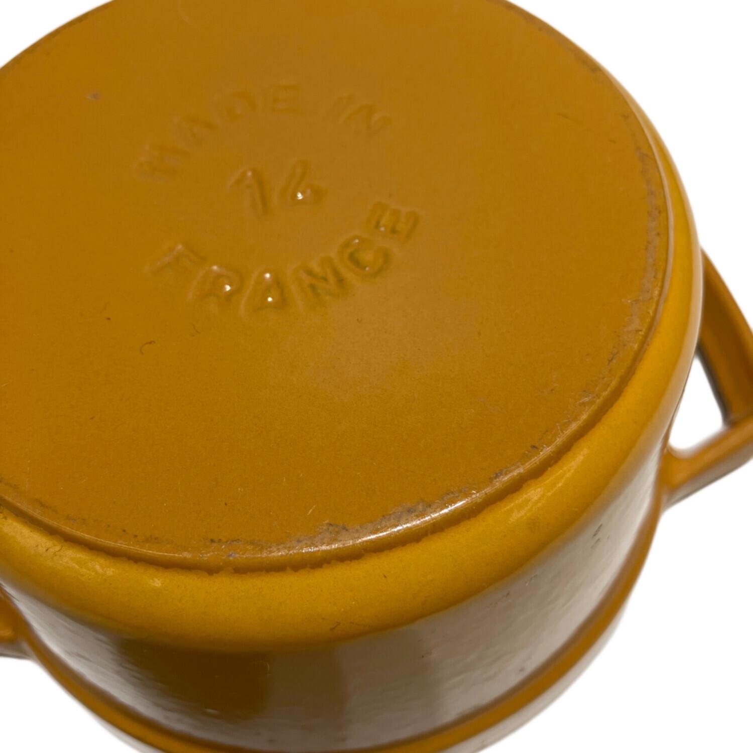 Staub (ストウブ) 鍋 イエロー 14cm ピコ・ココット｜トレファクONLINE