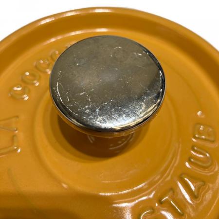 Staub (ストウブ) 鍋 イエロー 14cm ピコ・ココット Staub (ストウブ) 鍋 イエロー 14cm ピコ・ココット｜トレファクONLINE