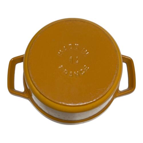 Staub (ストウブ) 鍋 イエロー 14cm ピコ・ココット