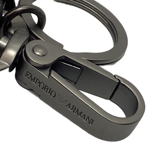 EMPORIO ARMANI (エンポリオアルマーニ) キーリング ブラック Y4R284