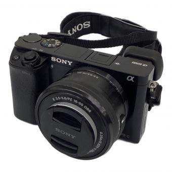 SONY (ソニー) ミラーレス一眼カメラ ※3.5-5.6/16-50・E3.5/30 MACRO・4.5-6.3/55-210・4/10-18 ILCE-6000 ■