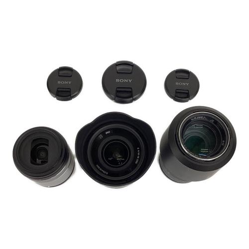 SONY (ソニー) ミラーレス一眼カメラ ※3.5-5.6/16-50・E3.5/30 MACRO・4.5-6.3/55-210・4/10-18 ILCE-6000 ■