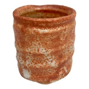 志野焼 (シノヤキ) 湯呑み 半桂窯 石坂徳平