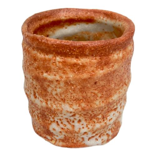 志野焼 (シノヤキ) 湯呑み 半桂窯 石坂徳平