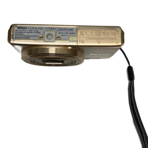 Nikon (ニコン) コンパクトデジタルカメラ COOLPIX S7000 1676万画素 1/2.3型CMOS 専用電池 SDカード対応 ISO125-6400 22070140