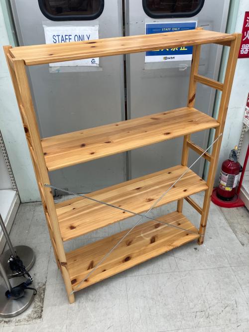 無印良品 (ムジルシリョウヒン) パイン材ユニットシェルフ　4段