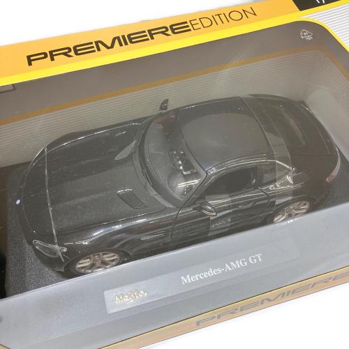 Maisto(マイスト) 1:18 PE メルセデスAMG GTマットブラック 未使用品(開封品) ※箱ダメージ有