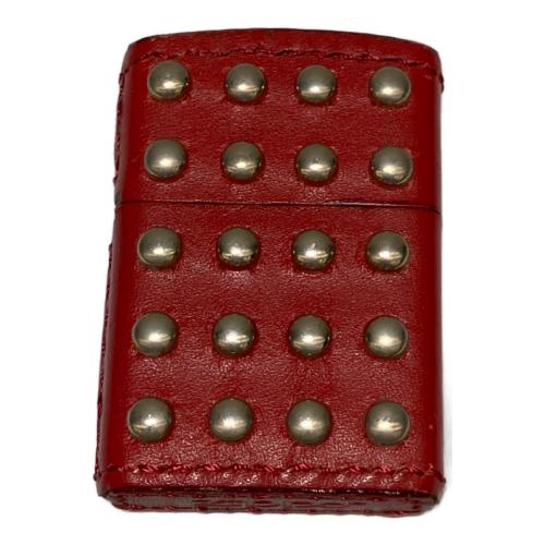 ZIPPO スタッズ革巻