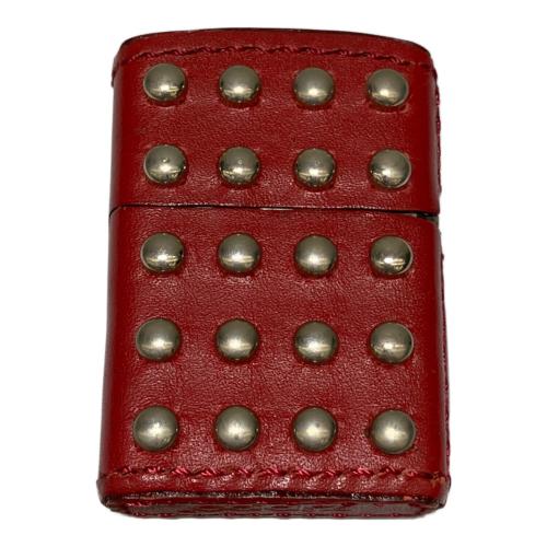 ZIPPO スタッズ革巻