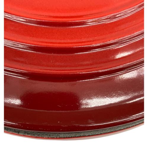 LE CREUSET (ルクルーゼ) 両手鍋 SIZE 22cm チェリーレッド ココット