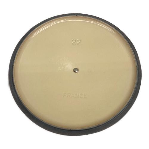 LE CREUSET (ルクルーゼ) 両手鍋 SIZE 22cm チェリーレッド ココット・ロンド