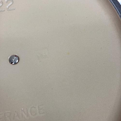 LE CREUSET (ルクルーゼ) 両手鍋 SIZE 22cm チェリーレッド ココット・ロンド