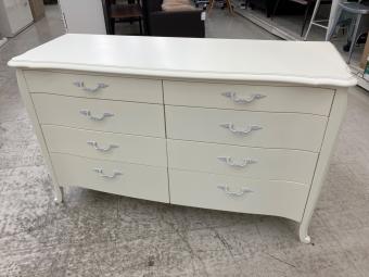 ロココ調ワイドチェスト ホワイト