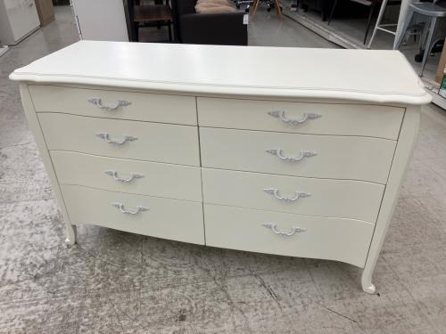 ロココ調ワイドチェスト ホワイト