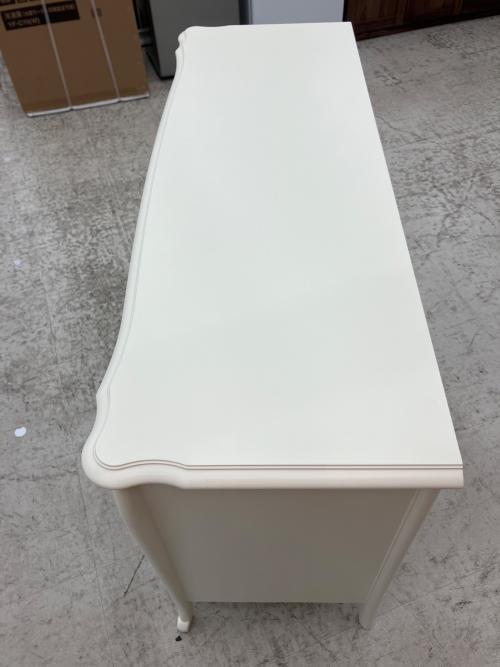 ロココ調ワイドチェスト ホワイト