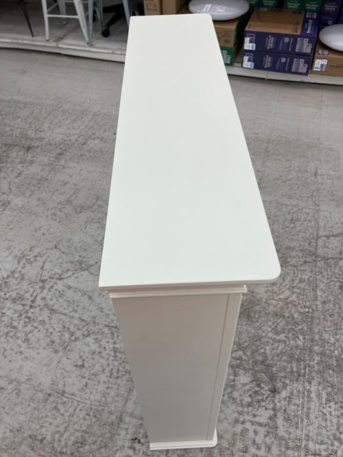 ロココ調3段飾り棚 ホワイト