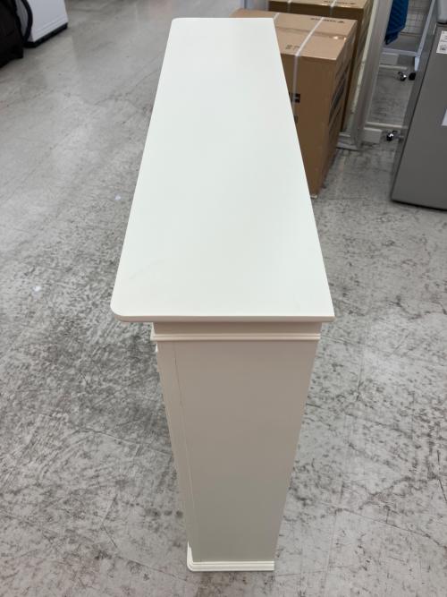 ロココ調3段飾り棚 ホワイト