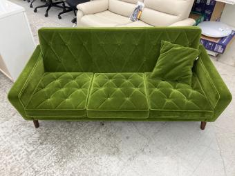 カリモク60 (カリモクロクマル) ロビーチェア  モケットグリーン