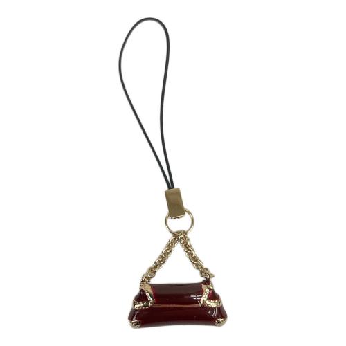 GUCCI (グッチ) チャーム バッグ型 レッド