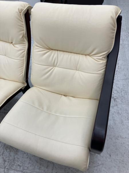 ベージュ 富士ファニチャー 2人掛けレザーソファ 富士ファニチァ FUJI