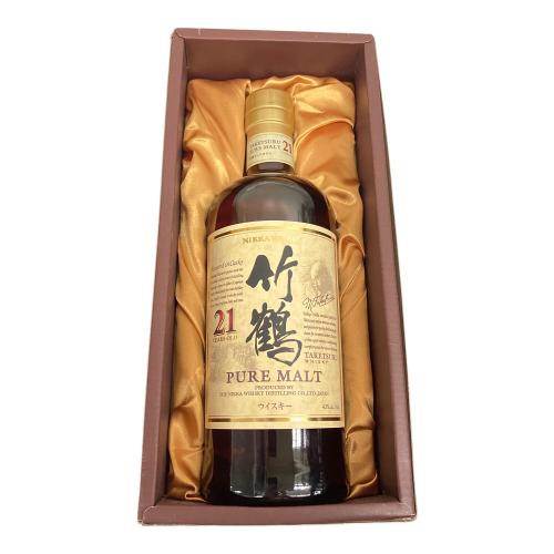 ニッカ 竹鶴 ジャパニーズウィスキー 21年 ピュアモルト 700ml