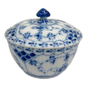 ROYAL COPENHAGEN (ロイヤル・コペンハーゲン) シュガーポット ブルーフルーテッド・ハーフレース