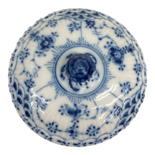 ROYAL COPENHAGEN (ロイヤル・コペンハーゲン) シュガーポット ブルーフルーテッド・ハーフレース