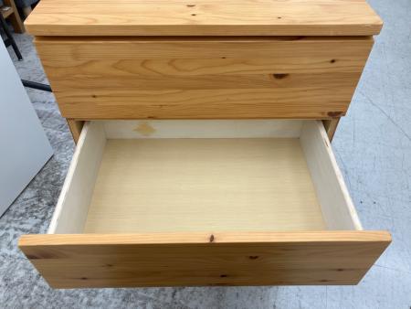 無印良品 (ムジルシリョウヒン) 4段チェスト パイン材 ナチュラル