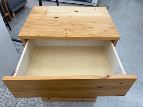 無印良品 (ムジルシリョウヒン) 4段チェスト パイン材 ナチュラル