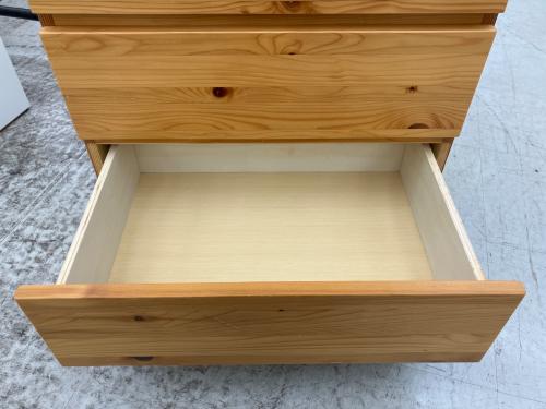 無印良品 (ムジルシリョウヒン) 4段チェスト パイン材 ナチュラル