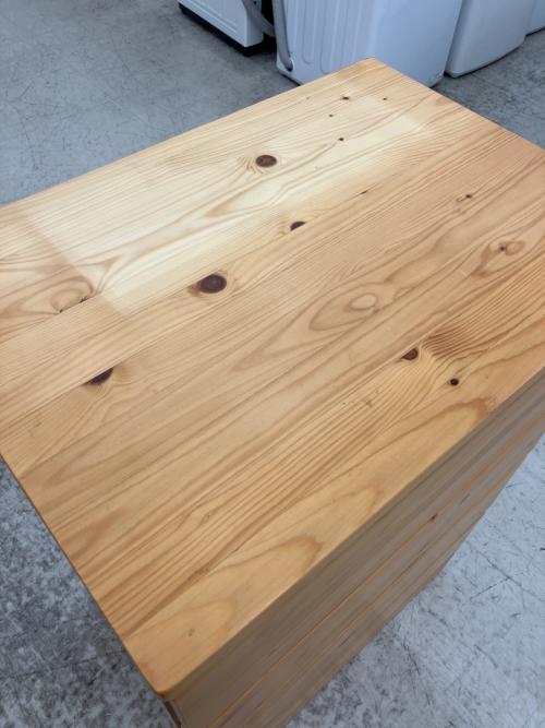 無印良品 (ムジルシリョウヒン) 4段チェスト パイン材 ナチュラル