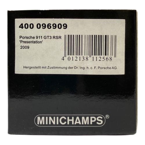 MINICHAMPS (ミニチャンプス) 1/43 ポルシェ 911 GT3RSR "PROMO" プレゼンテーションカー 2009 ミニカー