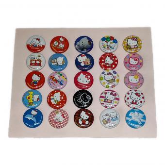 ハローキティ 誕生25周年記念 プレミアム バッジセット キャラクターグッズ