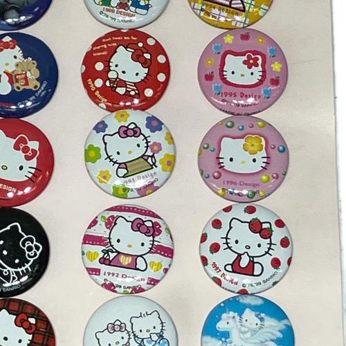 ハローキティ 誕生25周年記念 プレミアム バッジセット キャラクターグッズ