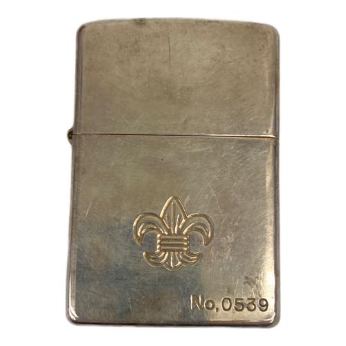 ZIPPO 2000年製 シルバーリング付 百合