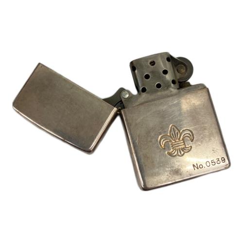 ZIPPO 2000年製 シルバーリング付 百合