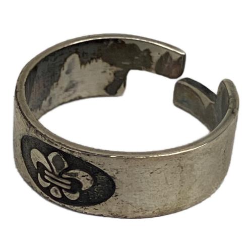 ZIPPO 2000年製 シルバーリング付 百合