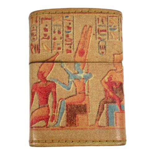 ZIPPO 2003年製 エジプト革巻き